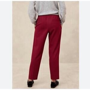 NWT Banana Republic Factory cranberry tapered fit pull on pants